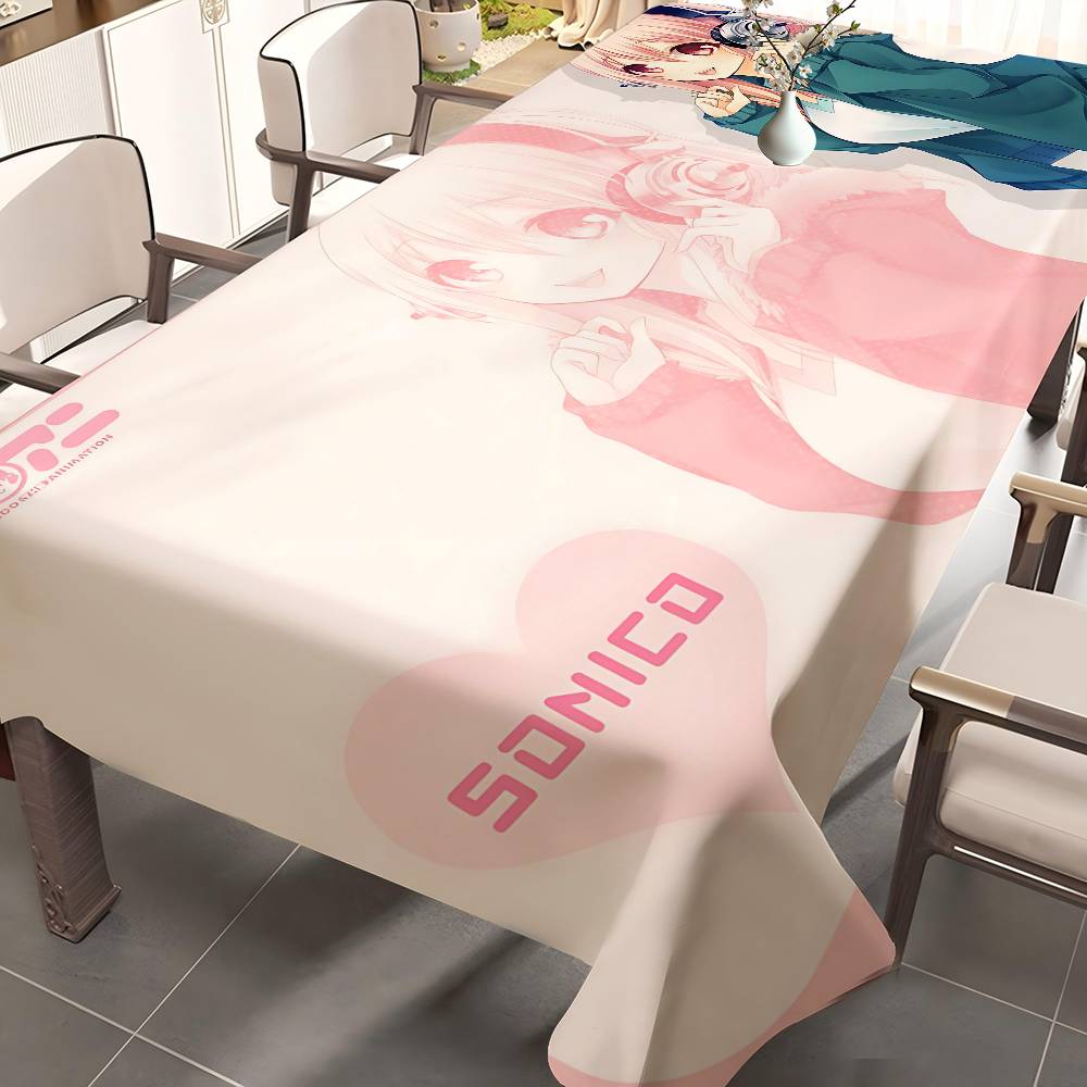 Home Textiles Today News - مفرش طاولة أنيمي S-Super S-Sonico للفتيات