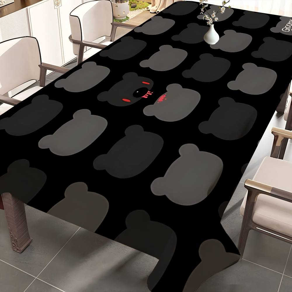 Home Textiles Today News - مفرش طاولة بتصميم الدب الغلوومي الكرتوني،