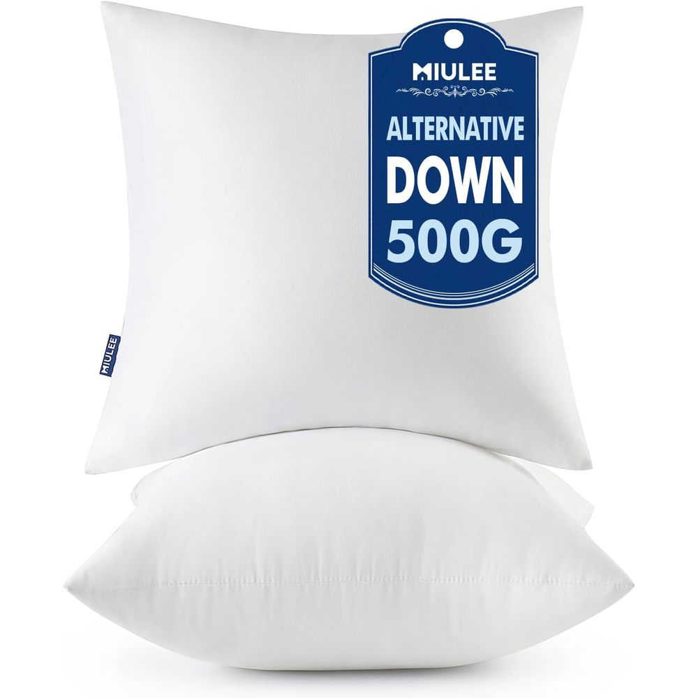 Pillow Insert 18X18 - وسائد زينة، عبوة من قطعتين مقاس