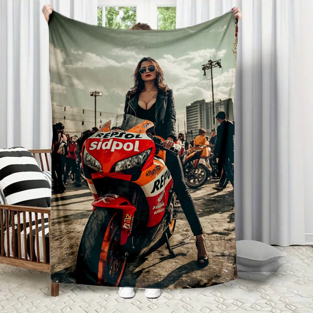 Home Textiles Trends - بطانية جميلة مطبوعة من الفلانيل على
