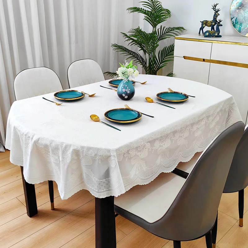 مفرش طاولة بيضاوي جديد من البو - مراجعة Home Textiles Today News وسعره