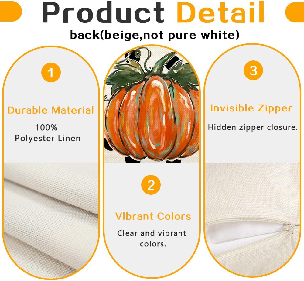 أغطية وسائد الخريف 18x18 برتقا - مراجعة Pillow Insert 18X18 وسعره