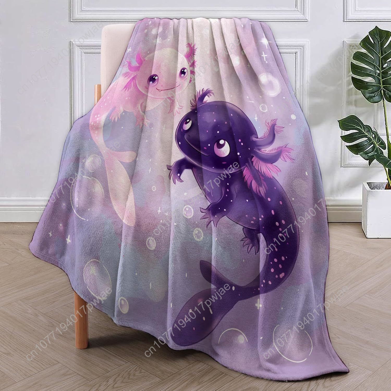 بطانية Axolotl لطيف Axolotls ا - مراجعة Home Textiles Usa وسعره