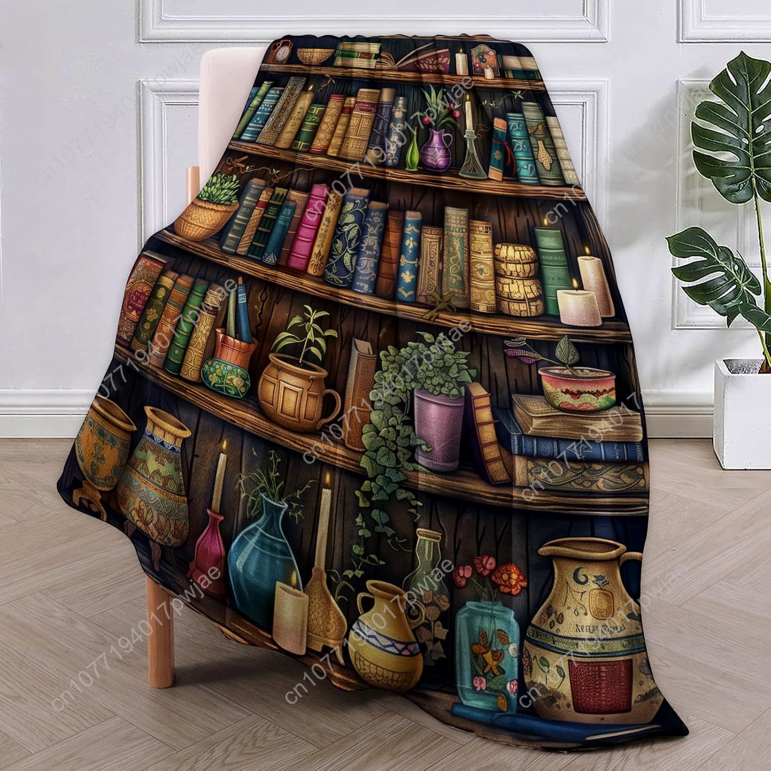 خمر رف الكتب بطانية القراءة رم - مراجعة Home Textiles Usa وسعره