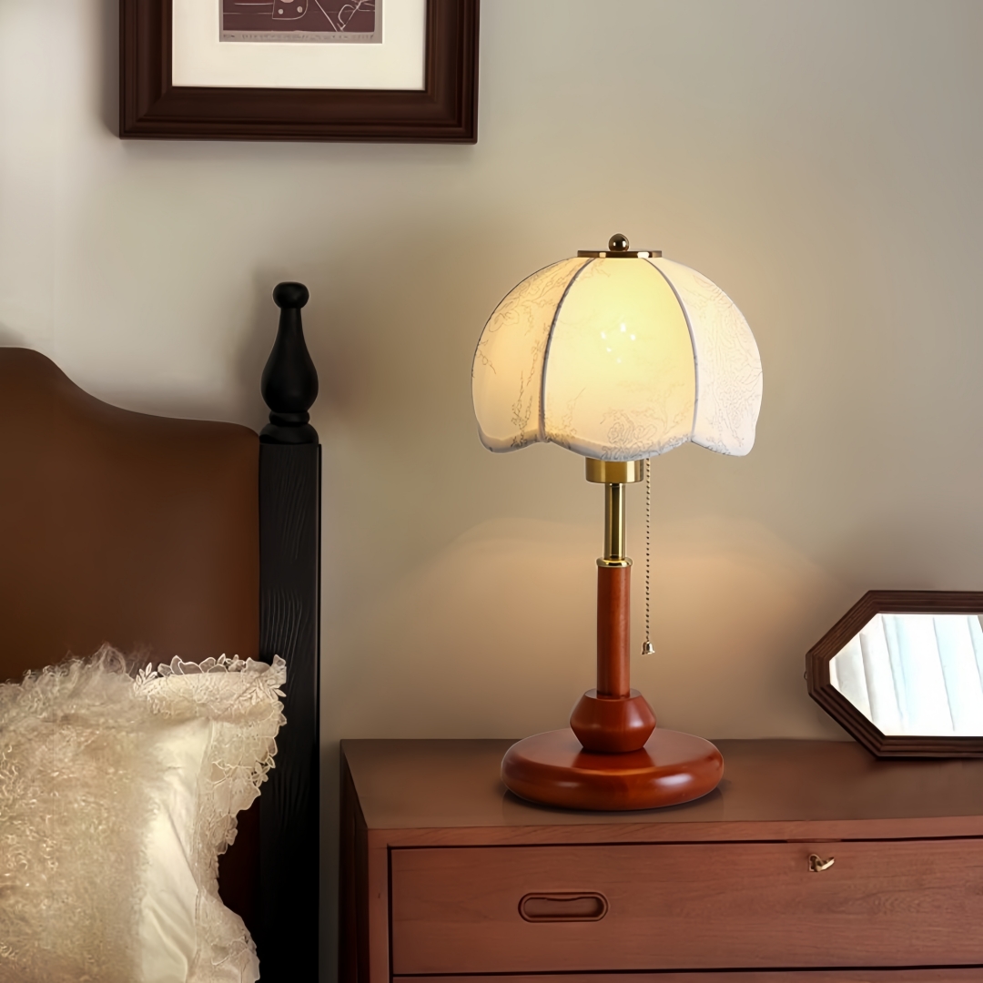 مصباح طاولة قبة مزخرفة بتصميم  - مراجعة Home Textiles Usa وسعره