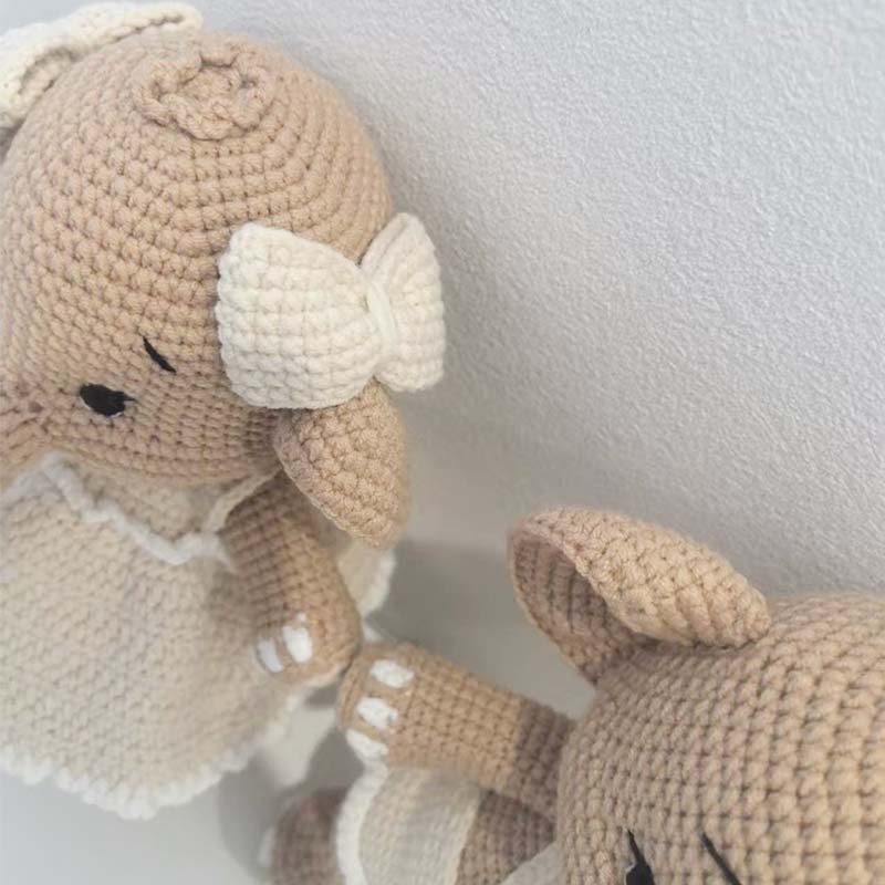 دمية فيل محشوة مصنوعة يدويًا ب - مراجعة Home Textiles Today وسعره