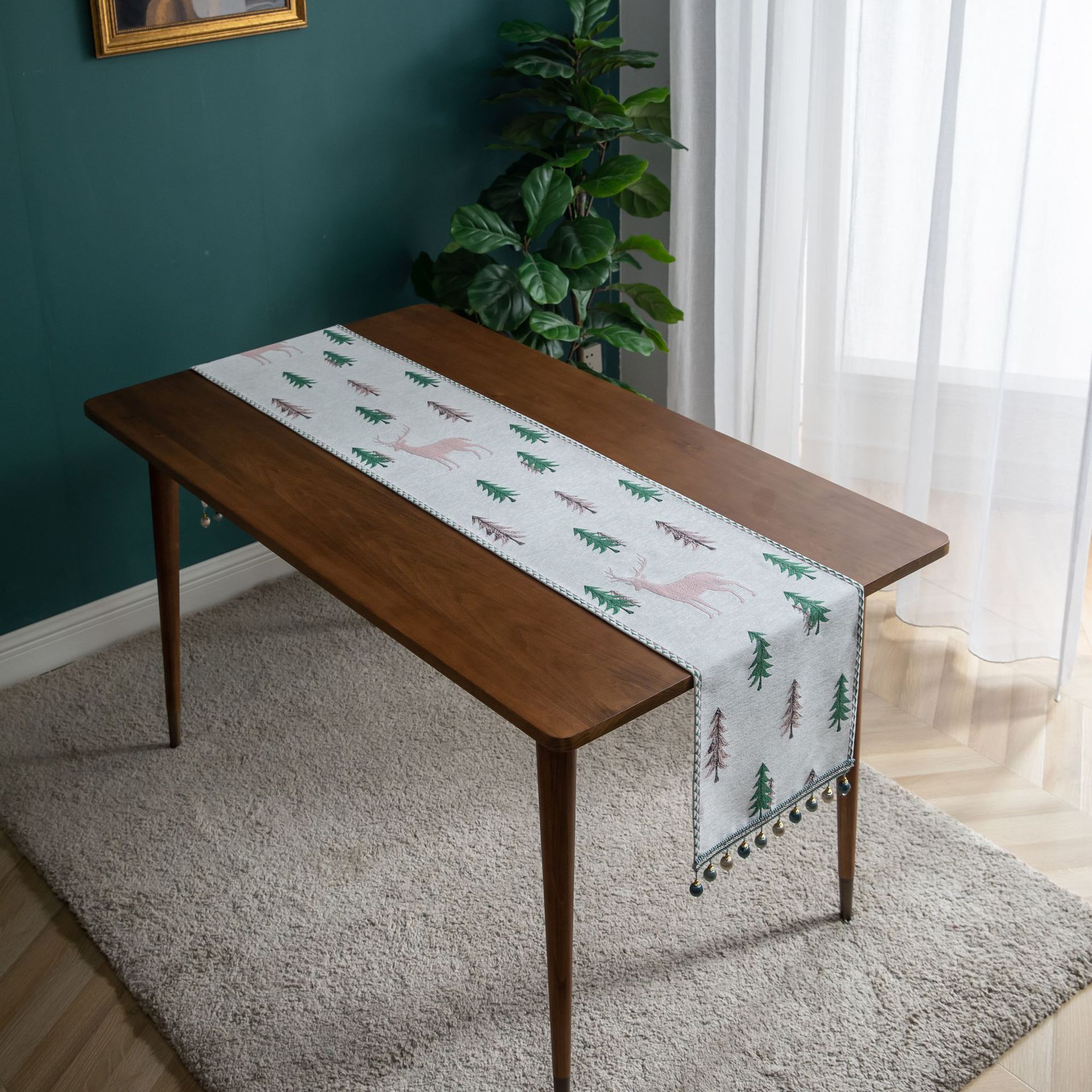 مفرش طاولة جاكارد، مفرش طاولة، - مراجعة Home Textiles Today News وسعره