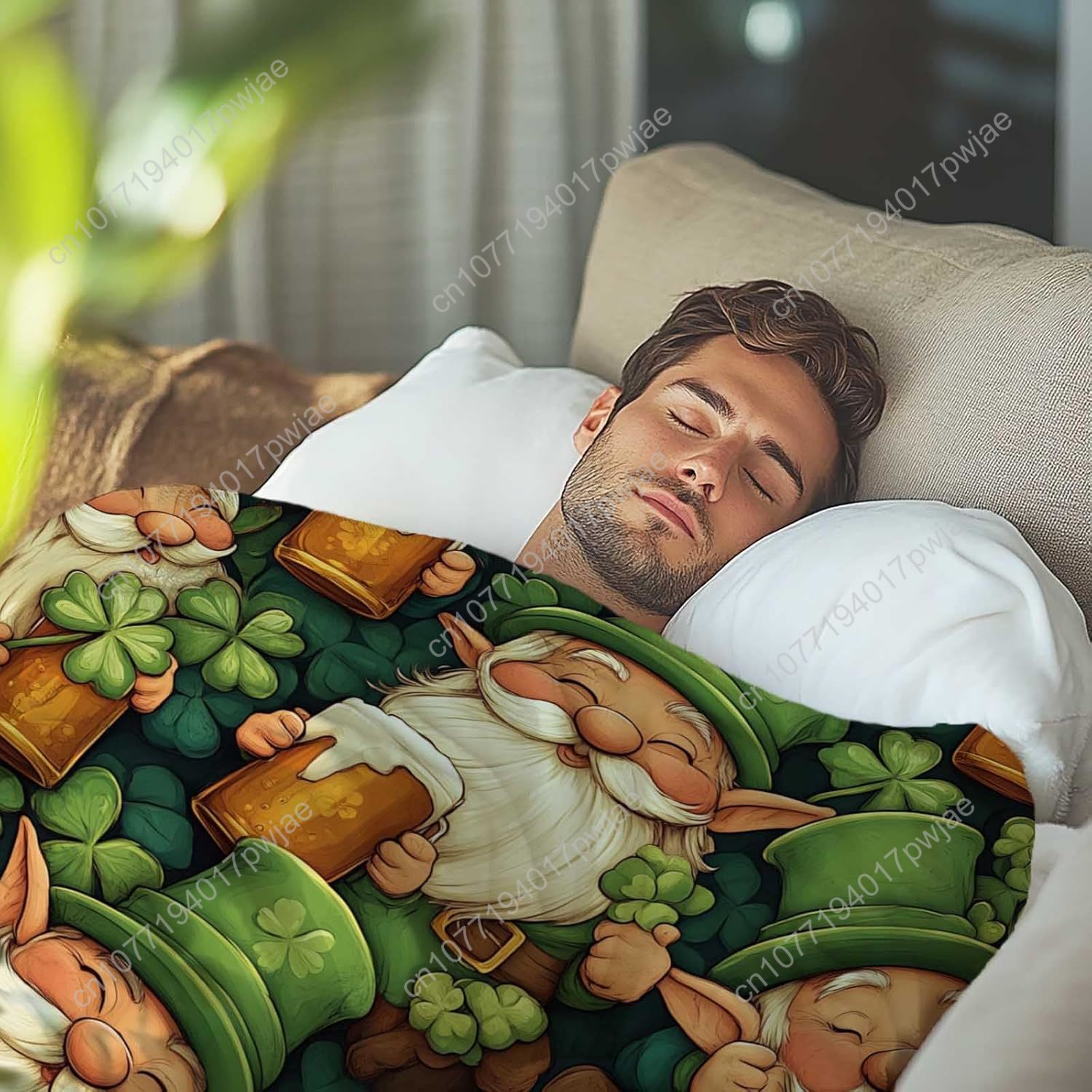 بطانية رمي جنوم لعيد القديس با - مراجعة Home Textiles Today وسعره