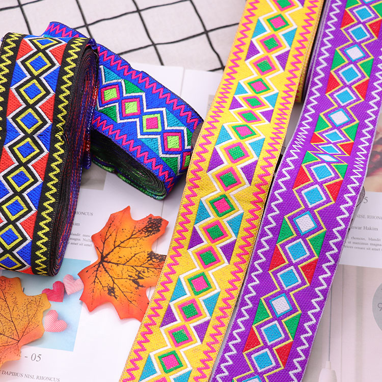 5 متر عبر غرزة التطريز الجاكار - مراجعة Home Textiles India وسعره