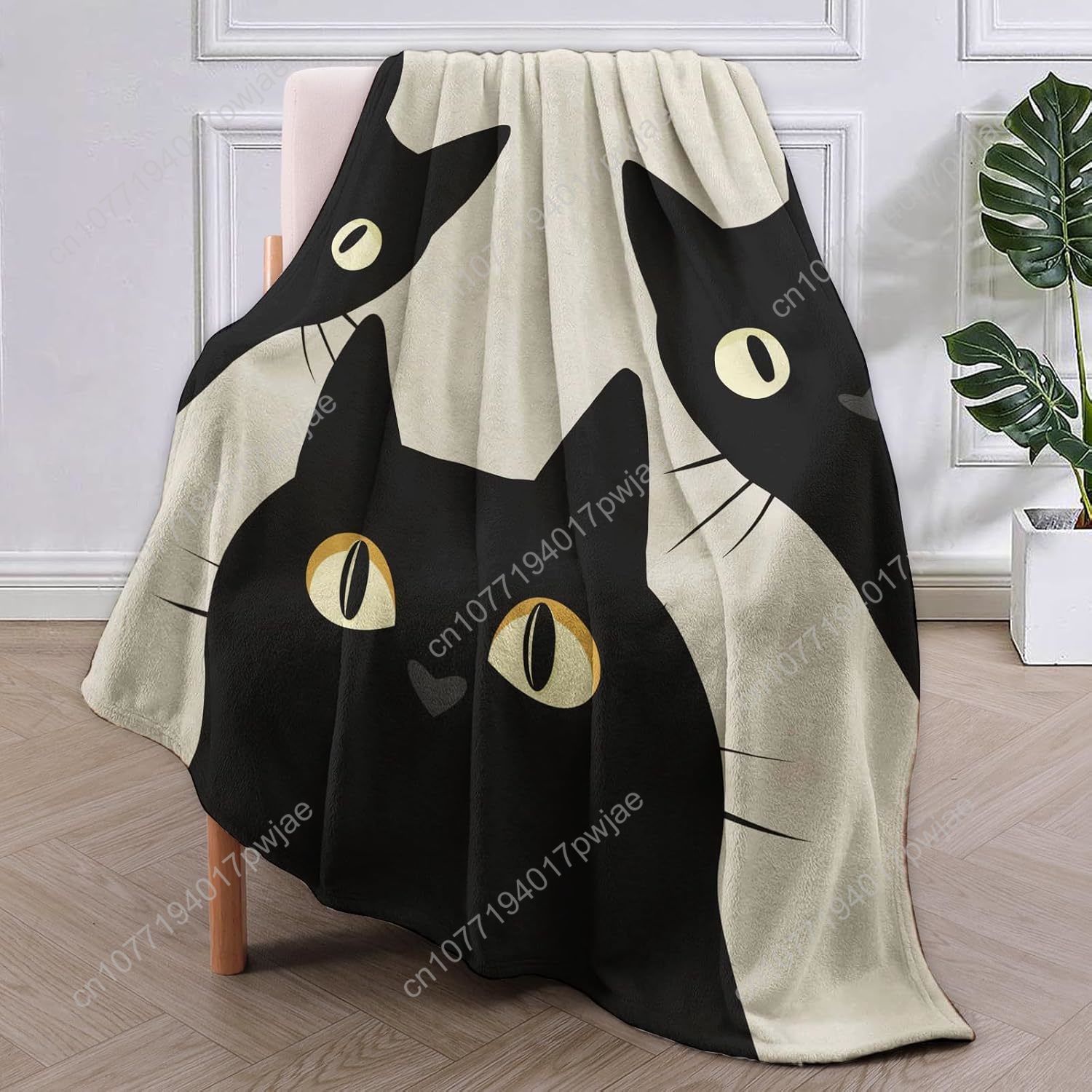 مضحك القط بطانية هدايا للنساء  - مراجعة Home Textiles Usa وسعره