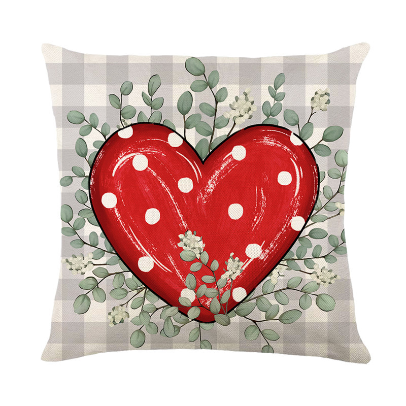 كيس وسادة لعيد الحب مطبوع عليه - مراجعة Home Textiles Today وسعره