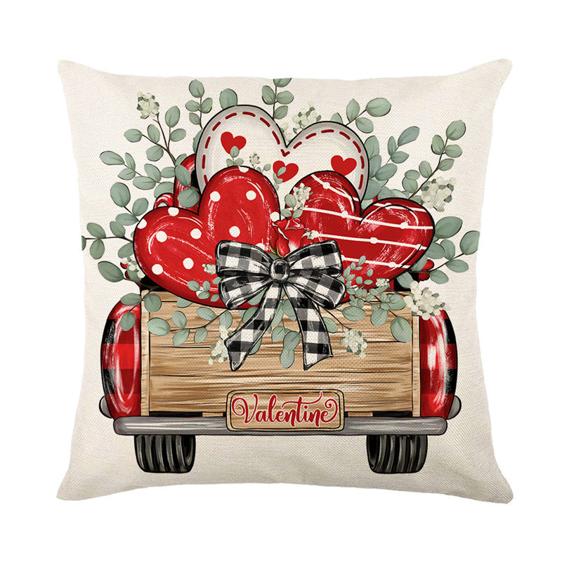 كيس وسادة لعيد الحب مطبوع عليه - مراجعة Home Textiles Today وسعره