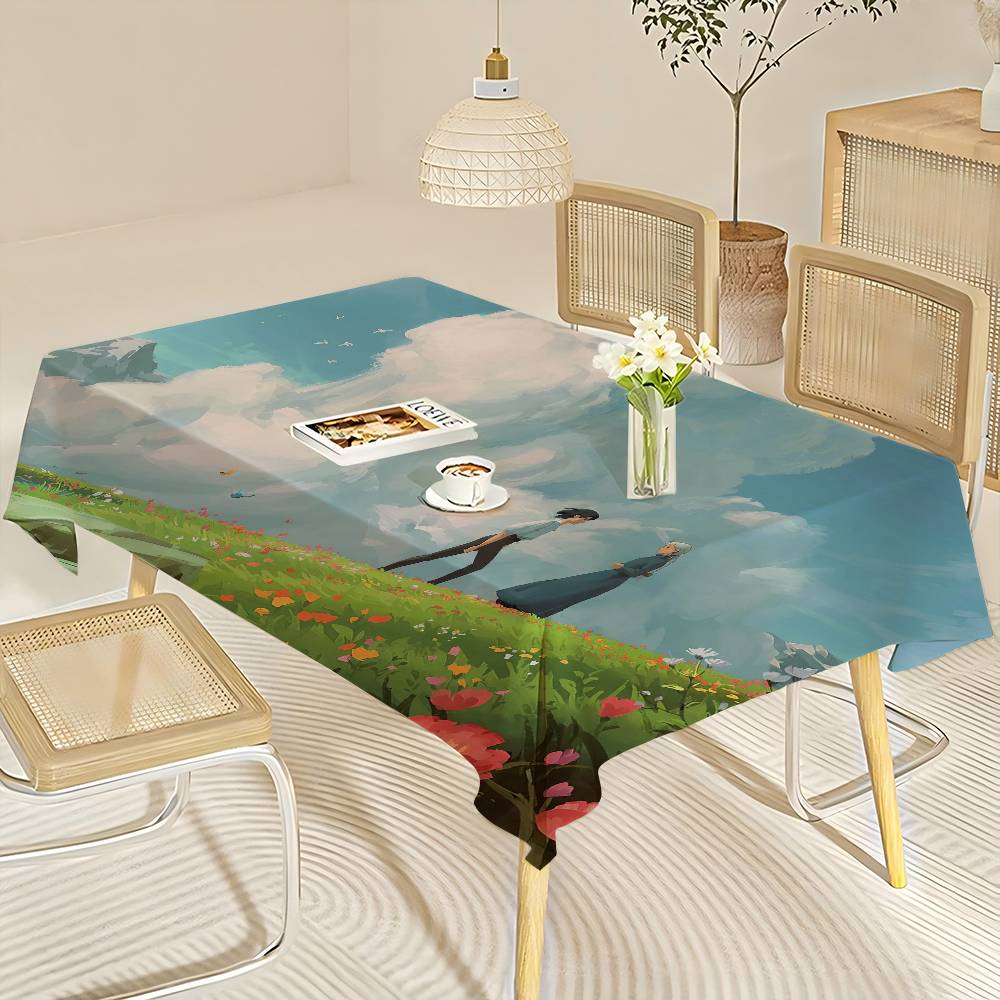 مفرش طاولة من فيلم قلعة هاولز  - مراجعة Japanese Home Textiles وسعره
