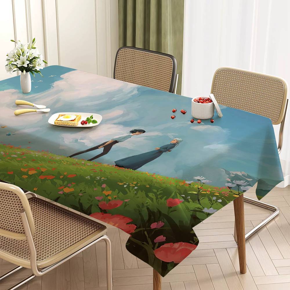 مفرش طاولة من فيلم قلعة هاولز  - مراجعة Japanese Home Textiles وسعره