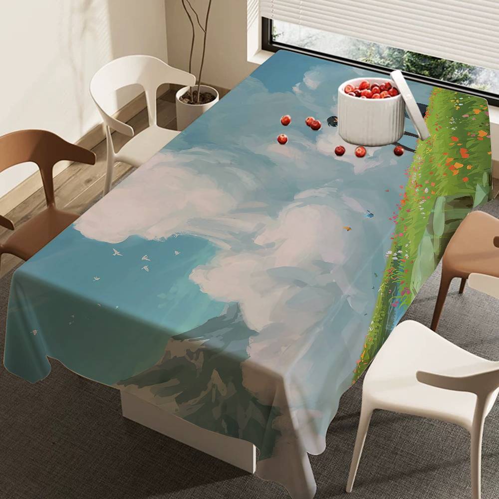 مفرش طاولة من فيلم قلعة هاولز  - مراجعة Japanese Home Textiles وسعره